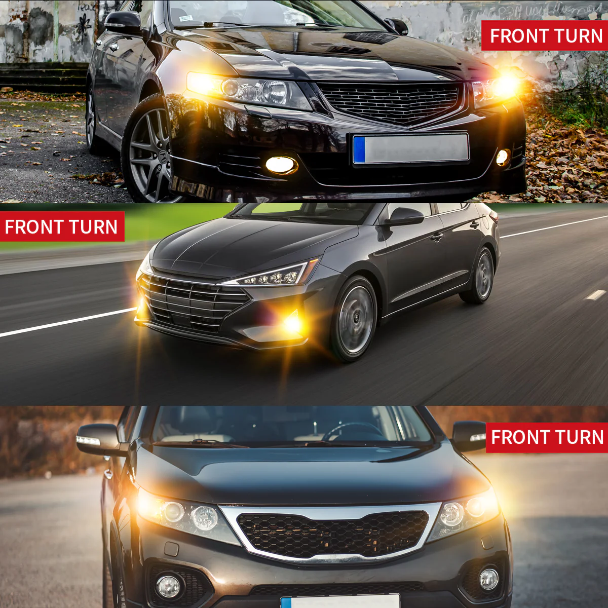1157 2057 LED Front Turn Signal Bulbs CanBus-Ready Switchback | T3 Series - Image 14