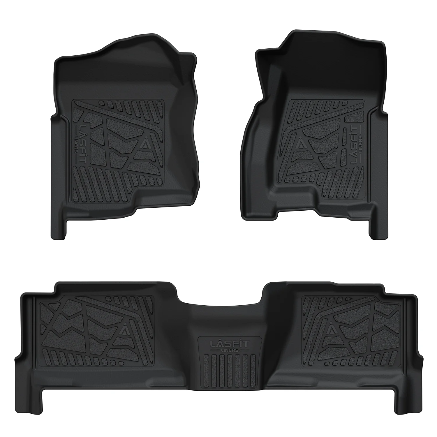 Fit for 2000-2006 Chevrolet Suburban 1st & 2nd Row Floor Mats, Fit 2nd Row Bench Seat Only