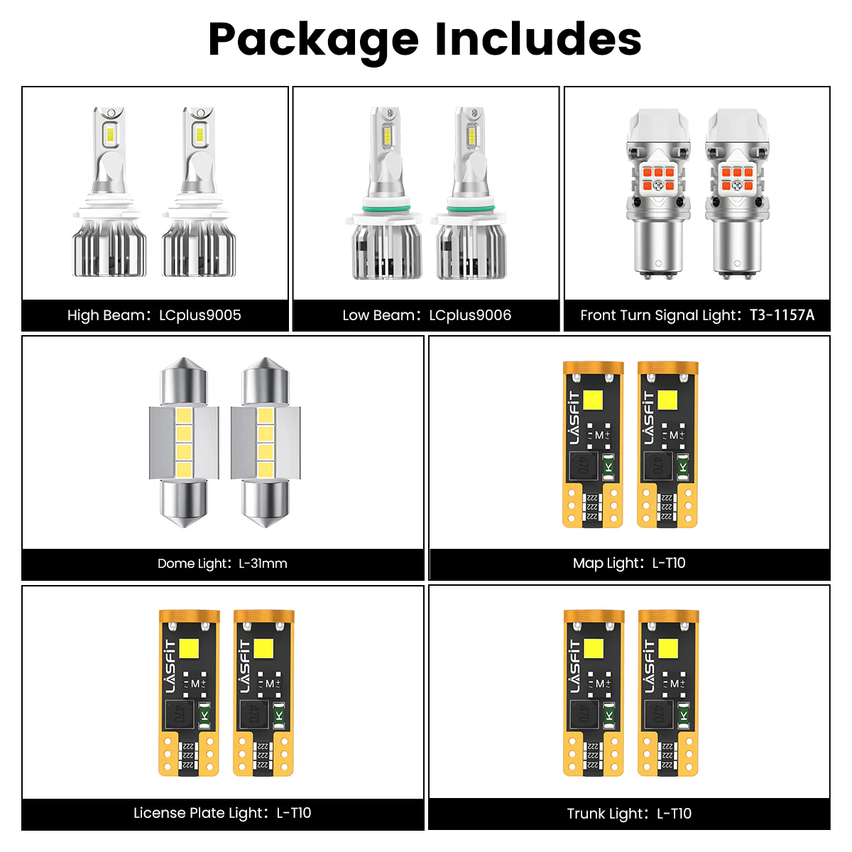 Fit for 2000-2007 Honda Accord LED Bulbs Upgrade - Image 8