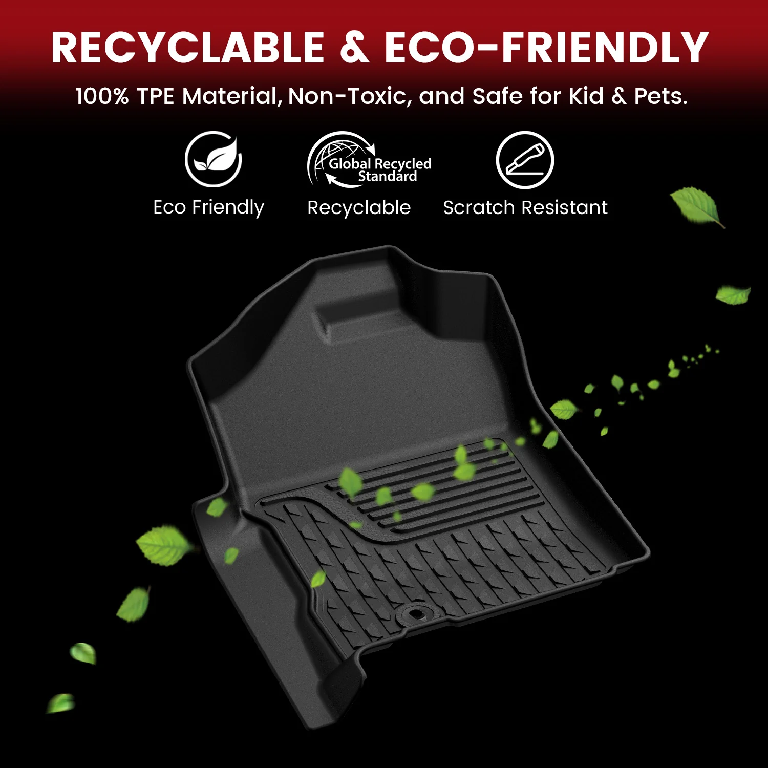 Fit for 2003-2009 RAM 2500 3500 Quad Cab Floor Mats, Fit Carpet Flooring, Not Fit have 4X4 Shifter - Image 15