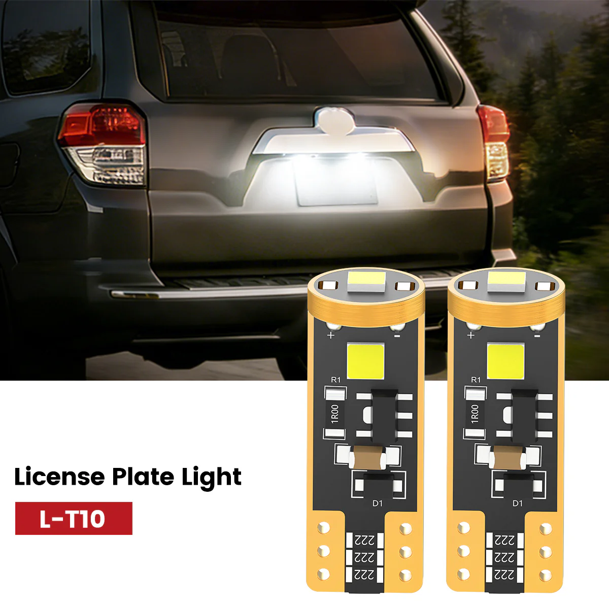 Fit for 2006-2013 Toyota 4Runner LED Bulbs Upgrade - Image 45
