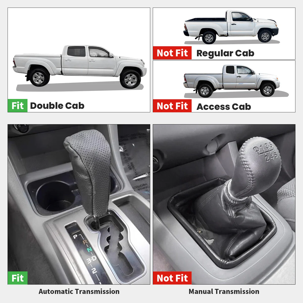 Fit for 2008-2011 Toyota Tacoma Floor Mats, Fit Auto Trans Only - Image 11
