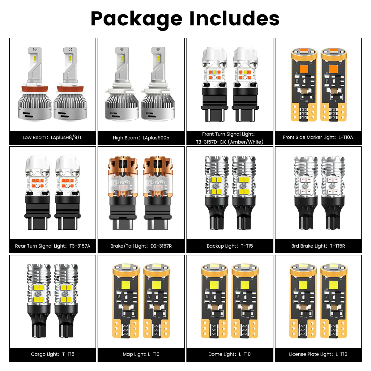 Fit for 2007-2013 Toyota Tundra LED Bulbs Upgrade - Image 7