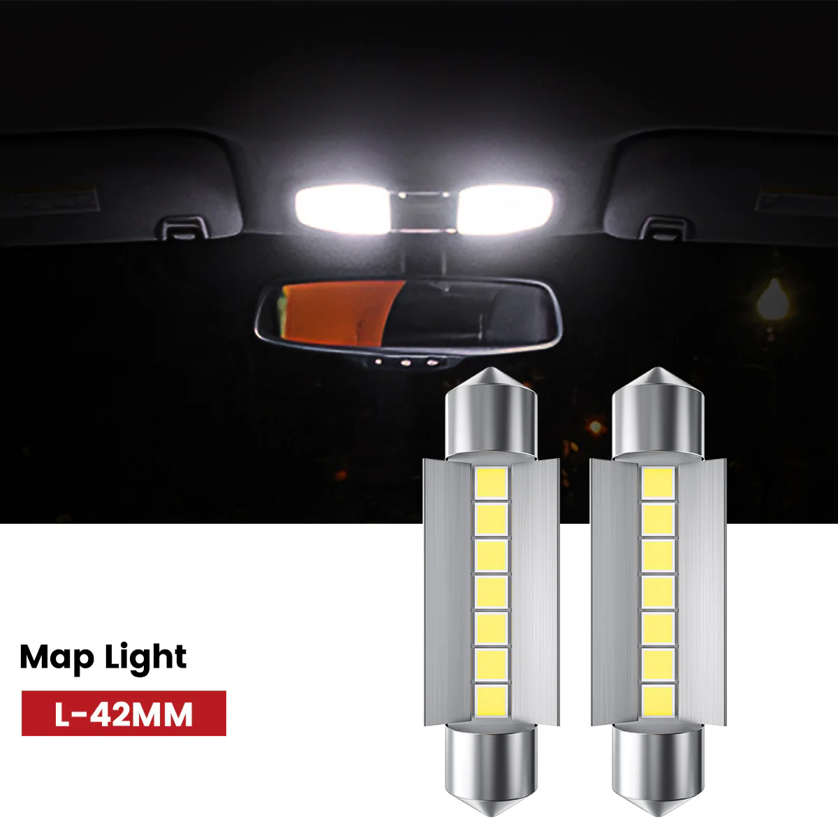 Fit for 2007-2014 GMC Yukon / Yukon XL The Brightest LED Bulbs Upgrade - Image 40