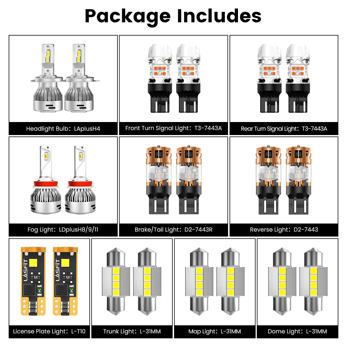 Fit for 2007-2014 Honda CR-V LED Bulbs Upgrade - Image 2