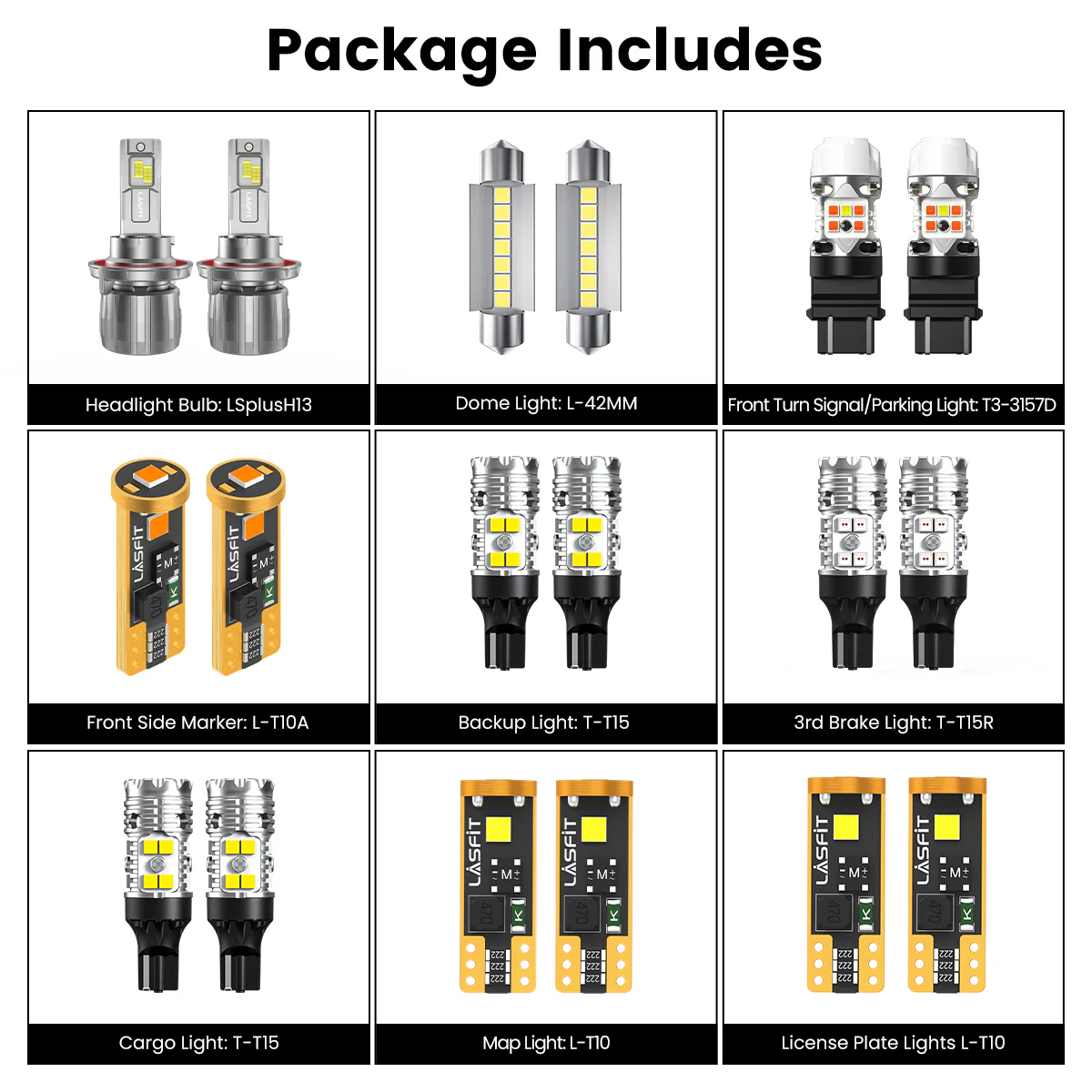 Fit for 2008-2010 Ford F-250 F-350 Super Duty The Brightest LED Bulbs Upgrade | Tested and Verified - Image 9