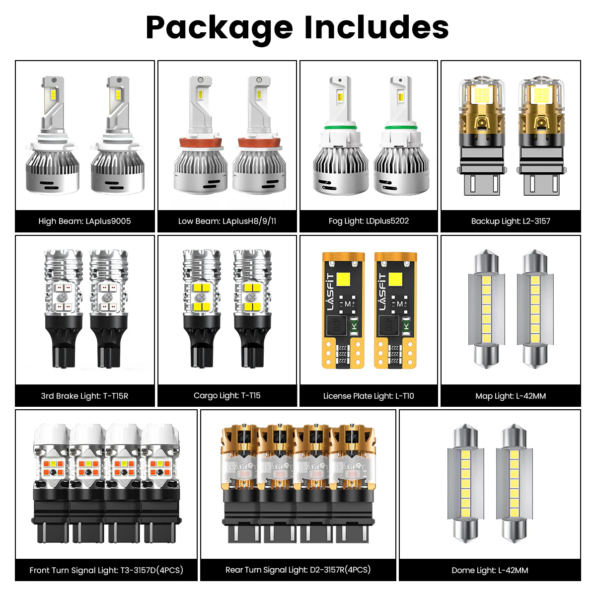 Fit for 2007-2013 Chevrolet Silverado 1500 LED Bulbs Upgrade | Tested and Verified - Image 3