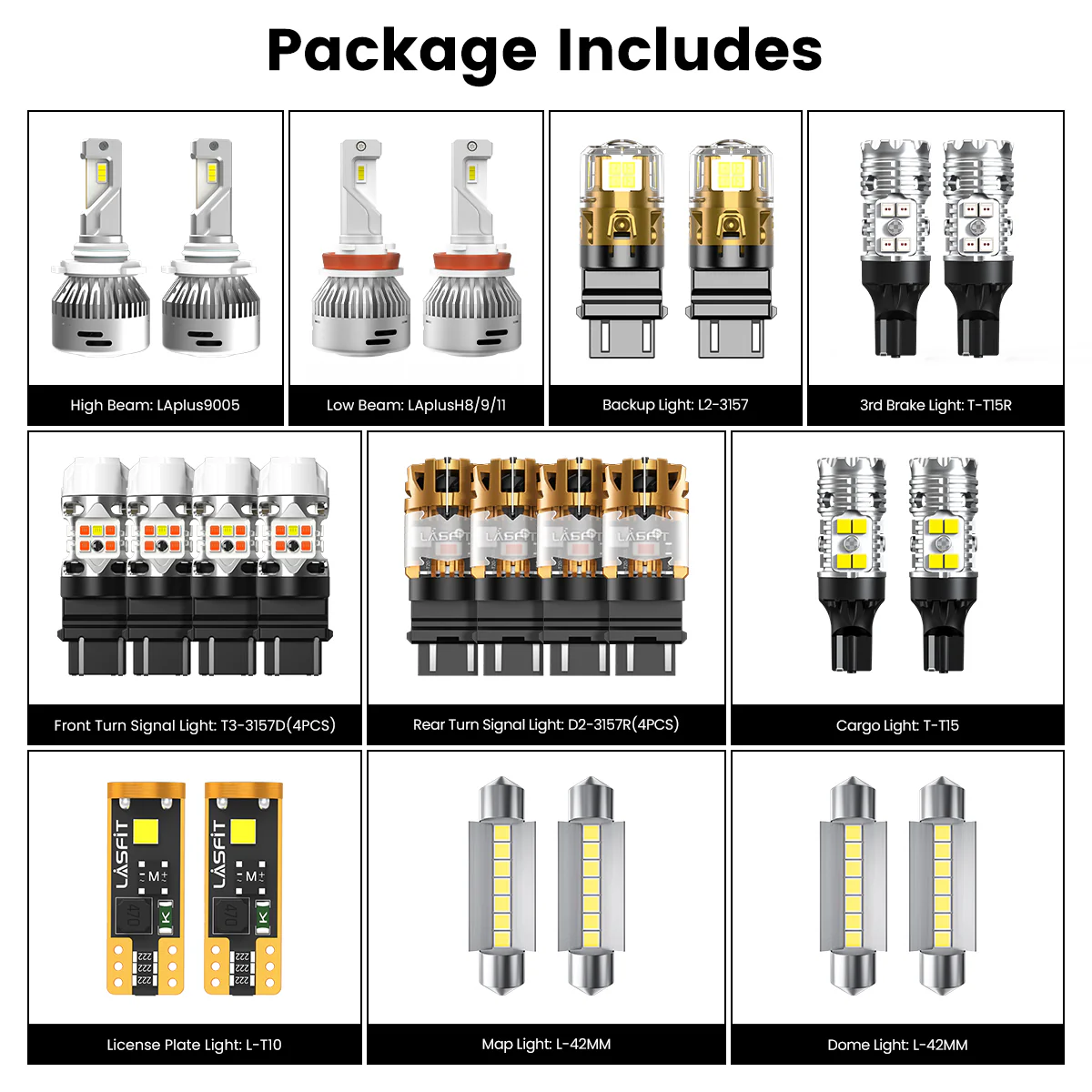 Fit for 2007-2013 Chevrolet Silverado 1500 LED Bulbs Upgrade | Tested and Verified - Image 7