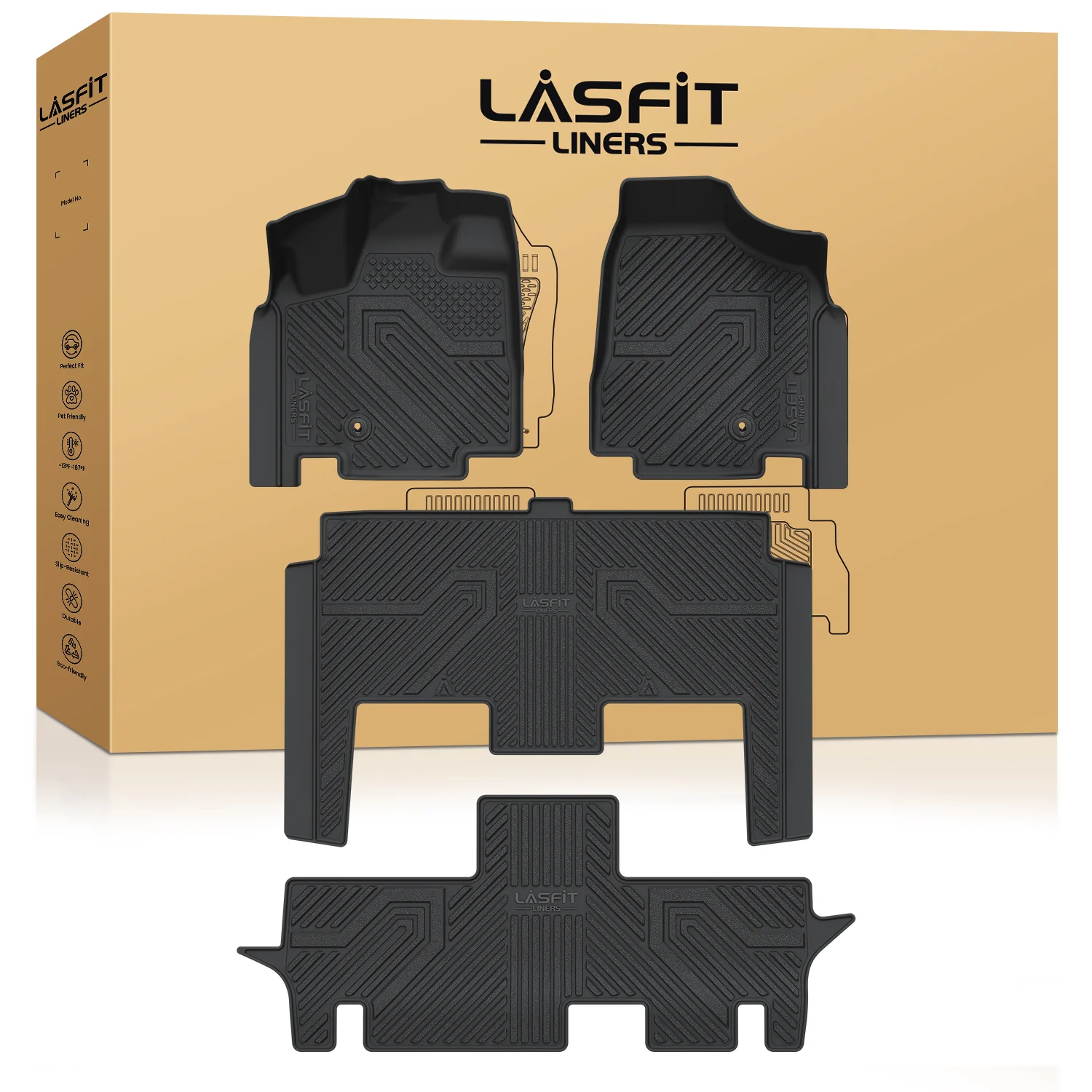 Fit for 2008-2020 Dodge Grand Caravan Floor Mats or Cargo & Seatback Mats - Image 8