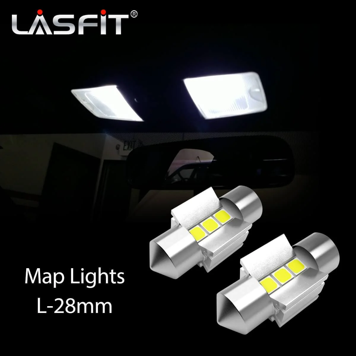 Fit for 2008 Mitsubishi Lancer LED 9006 Bulbs Exterior Interior Lights - Image 46