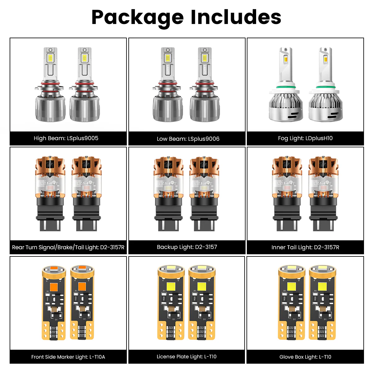 Fit for 2009-2010 Dodge Journey The Brightest LED Bulbs Upgrade - Image 7