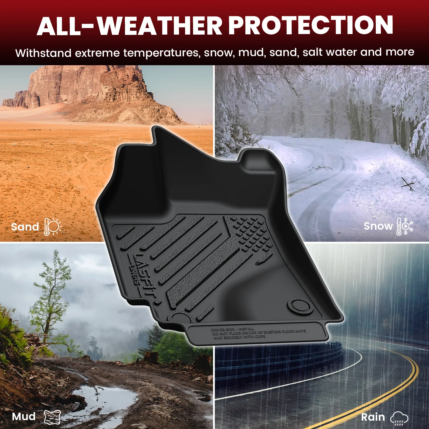 Fit for 2009-2013 Toyota Corolla Floor Mats or Cargo Mat - Image 8