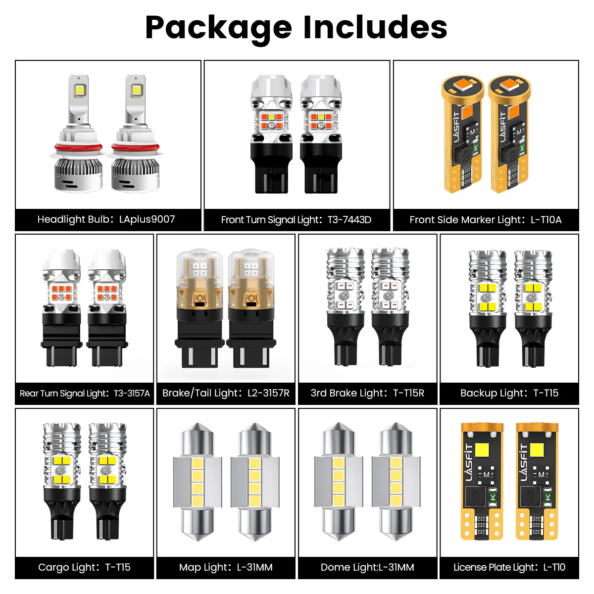 Fit for 2009-2021 Nissan Frontier LED Bulbs Upgrade | Tested and Verified - Image 4