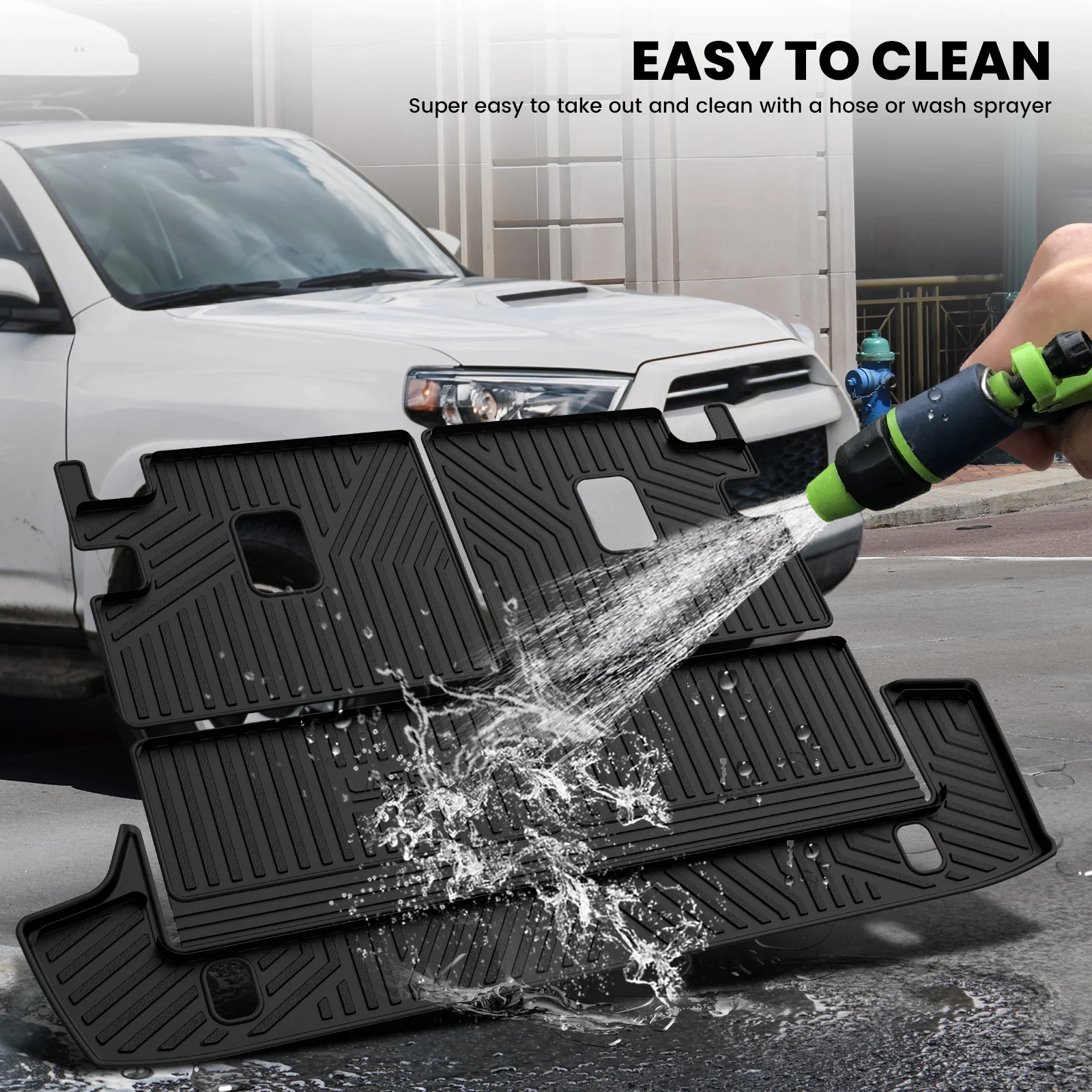 Fit for 2010-2012 Toyota 4Runner Seatback & Cargo Mats - Image 15