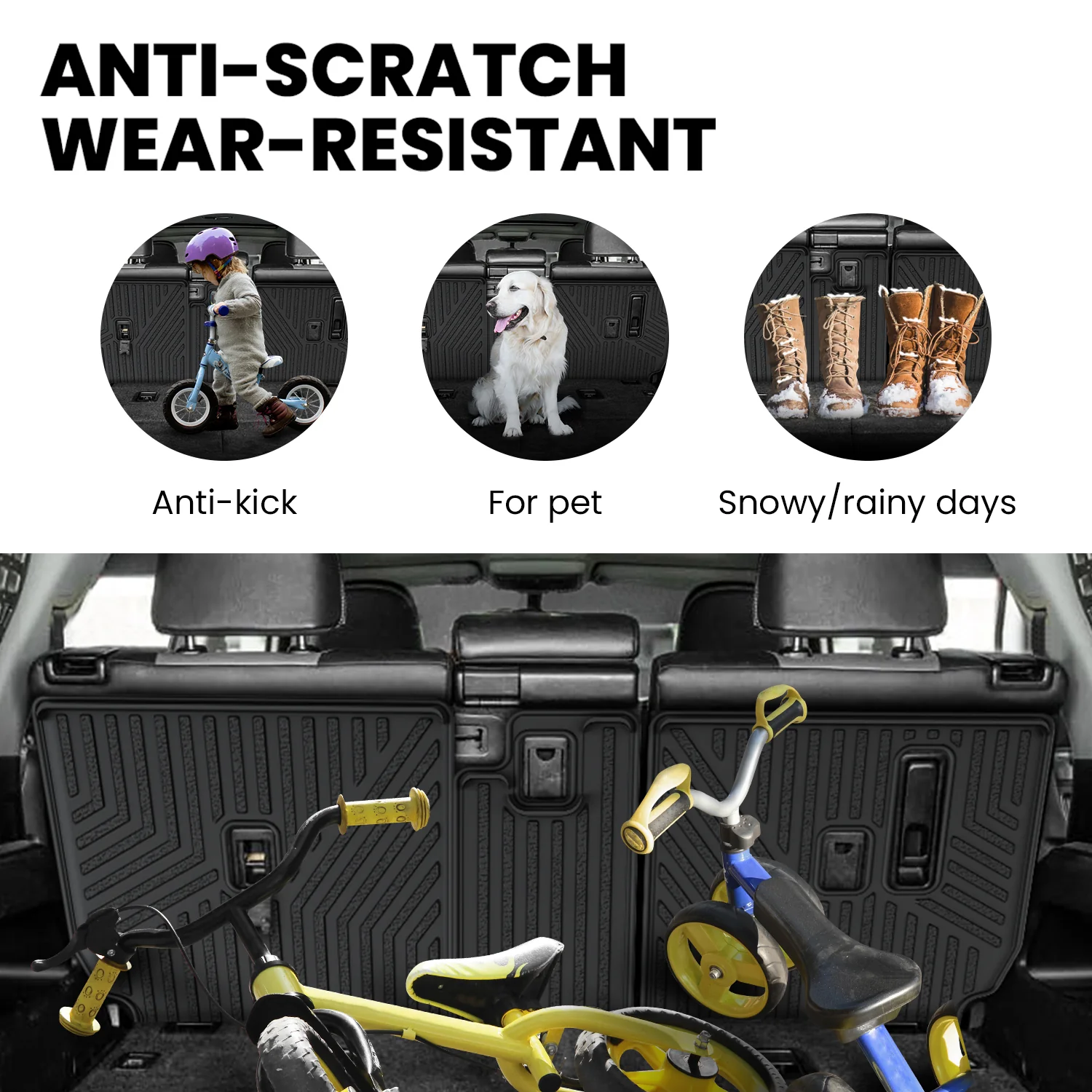 Fit for 2010-2012 Toyota 4Runner Seatback & Cargo Mats - Image 24