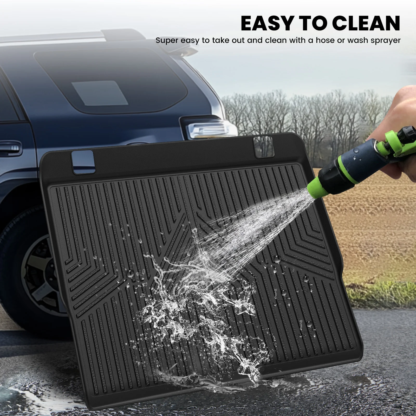 Fit for 2010-2012 Toyota 4Runner Seatback & Cargo Mats - Image 3