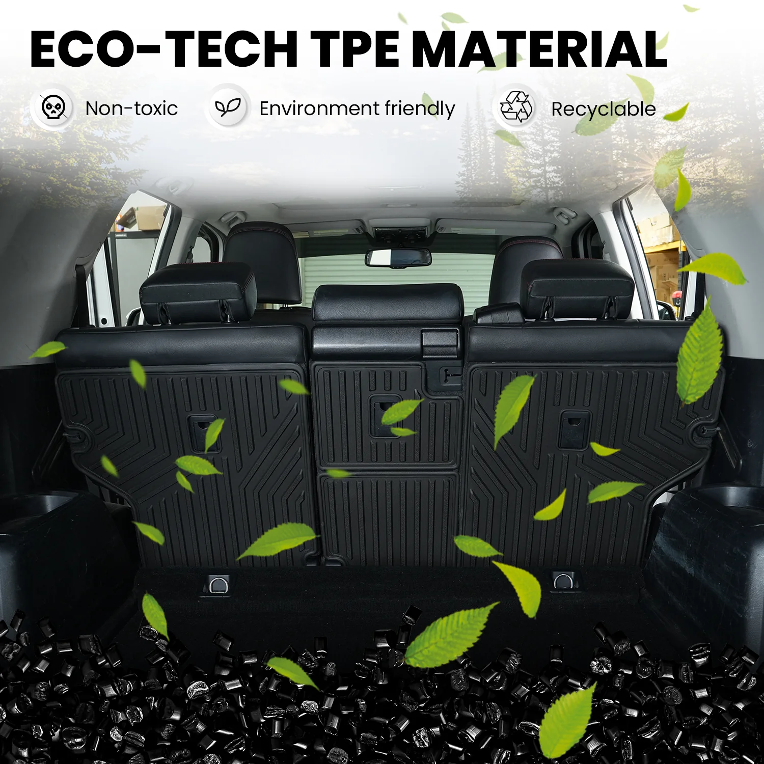 Fit for 2010-2012 Toyota 4Runner Seatback & Cargo Mats - Image 37