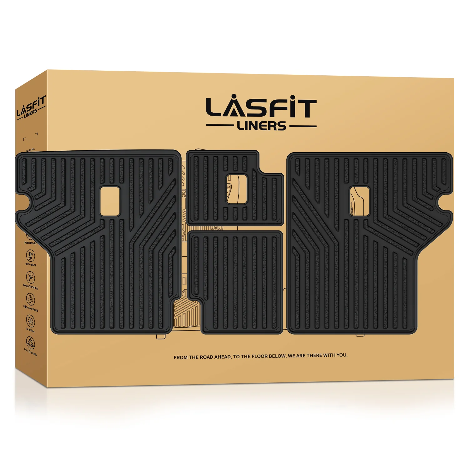 Fit for 2010-2012 Toyota 4Runner Seatback & Cargo Mats - Image 38