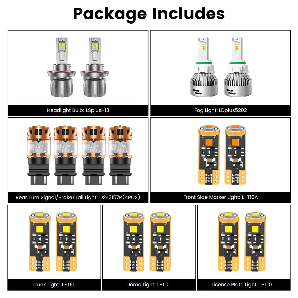 Fit for 2010-2013 Chevrolet Camaro The Brightest LED Bulbs Upgrade - Image 2
