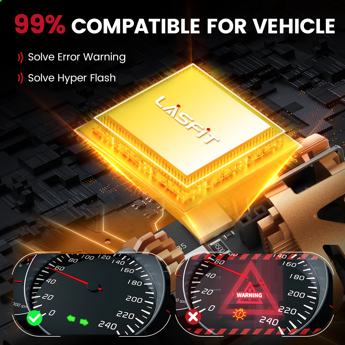 Fit for 2014-2016 Kia Forte The Brightest LED Bulbs Upgrade - Image 24