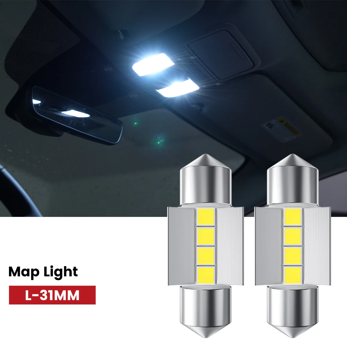 Fit for 2011-2013 Honda Odyssey The Brightest LED Bulbs Upgrade | Tested and Verified - Image 43
