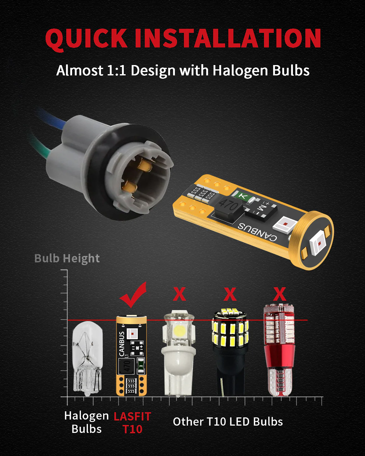 Fit for 2023-2025 Kia Soul The Brightest LED Bulbs Upgrade - Image 35