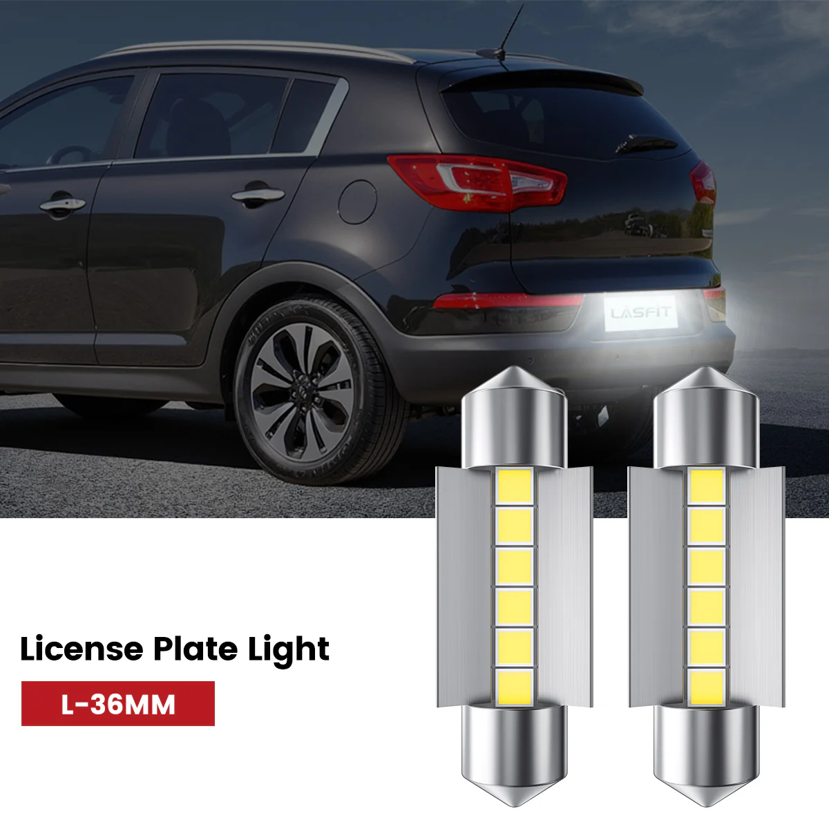 Fit for 2011-2013 Kia Sportage The Brightest LED Bulbs Upgrade - Image 57