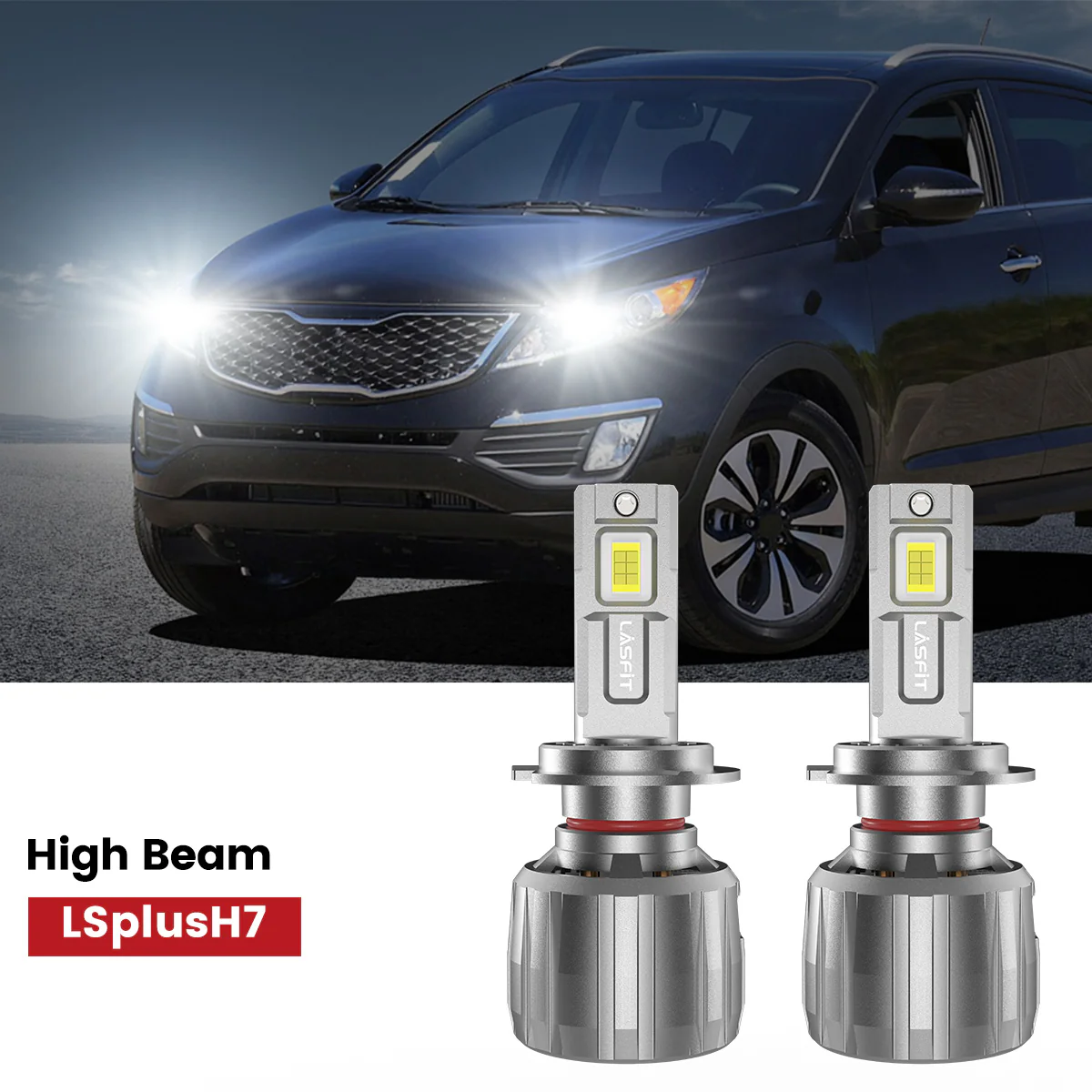 Fit for 2011-2013 Kia Sportage The Brightest LED Bulbs Upgrade - Image 9