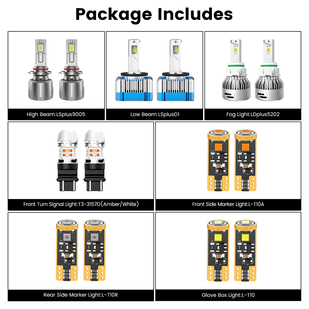 Fit for 2011-2014 Dodge Charger The Brightest LED Bulbs Upgrade - Image 10