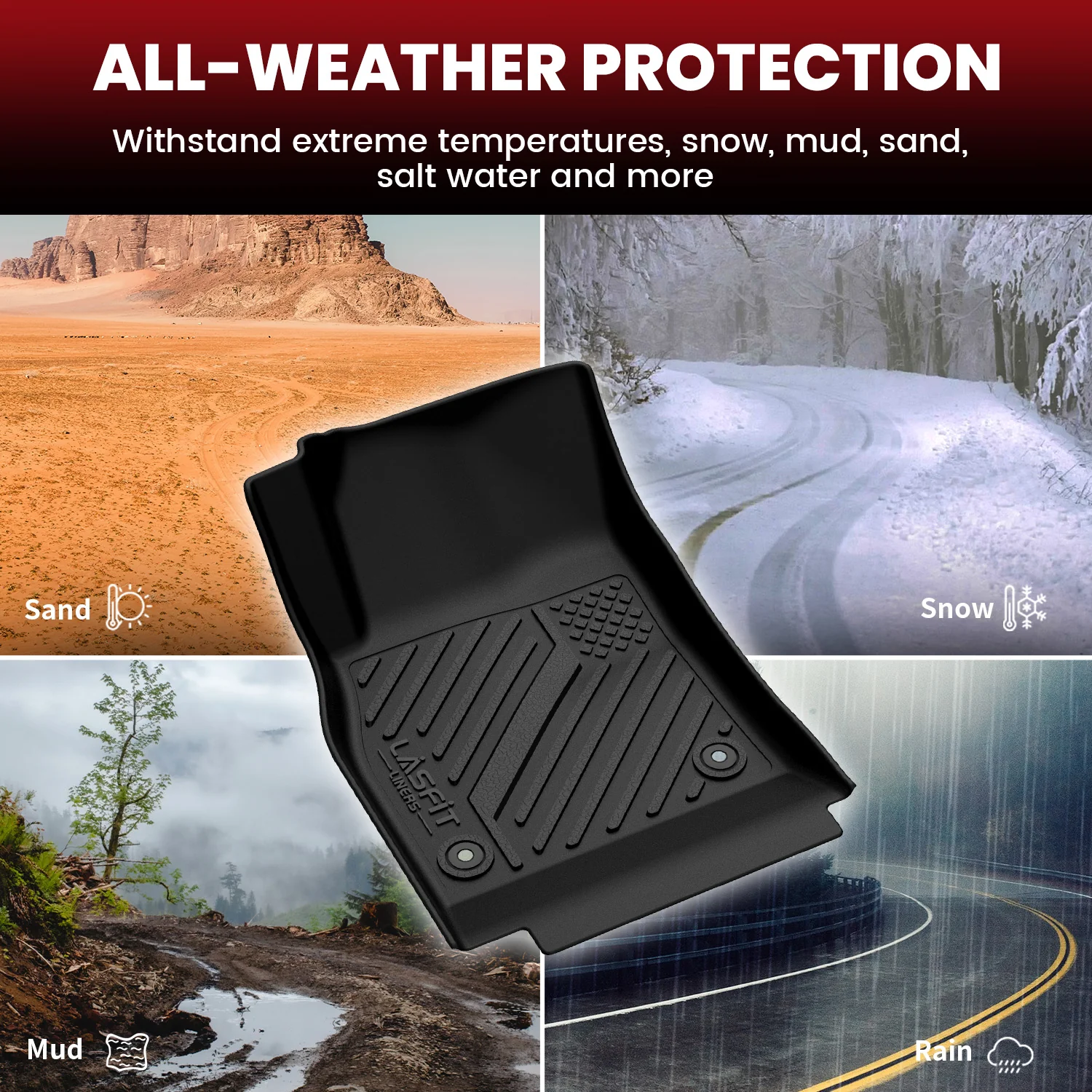 Fit for 2011-2015 Chevrolet Cruze Floor Mats & Cargo Mat - Image 4
