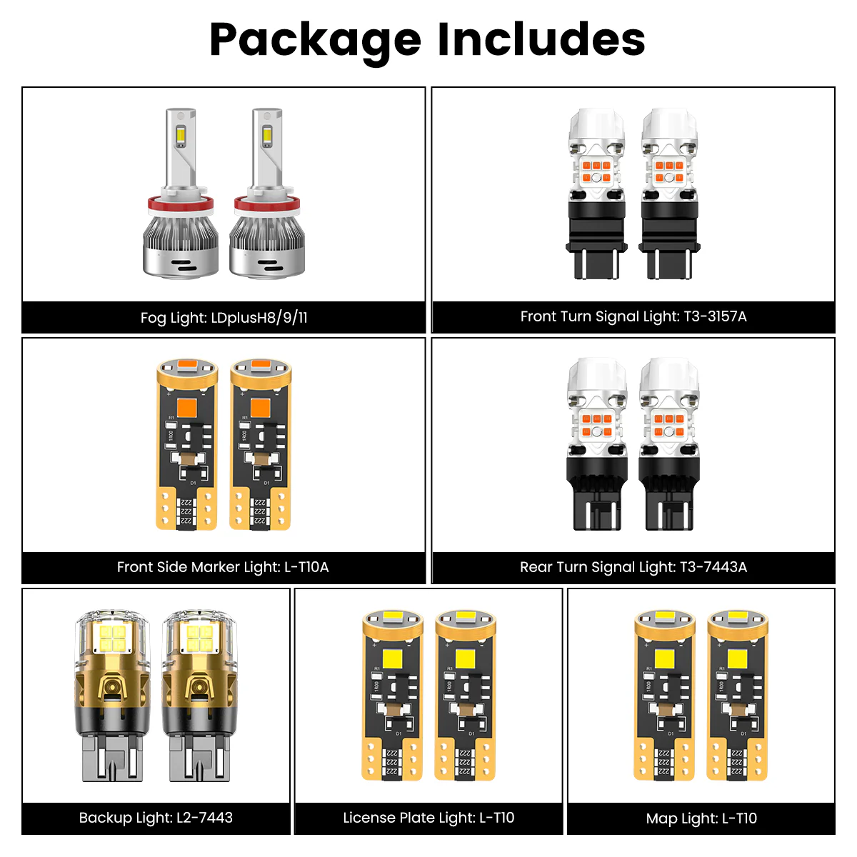 Fit for 2011-2015 Ford Explorer The Brightest LED Bulbs Upgrade | Tested and Verified - Image 5