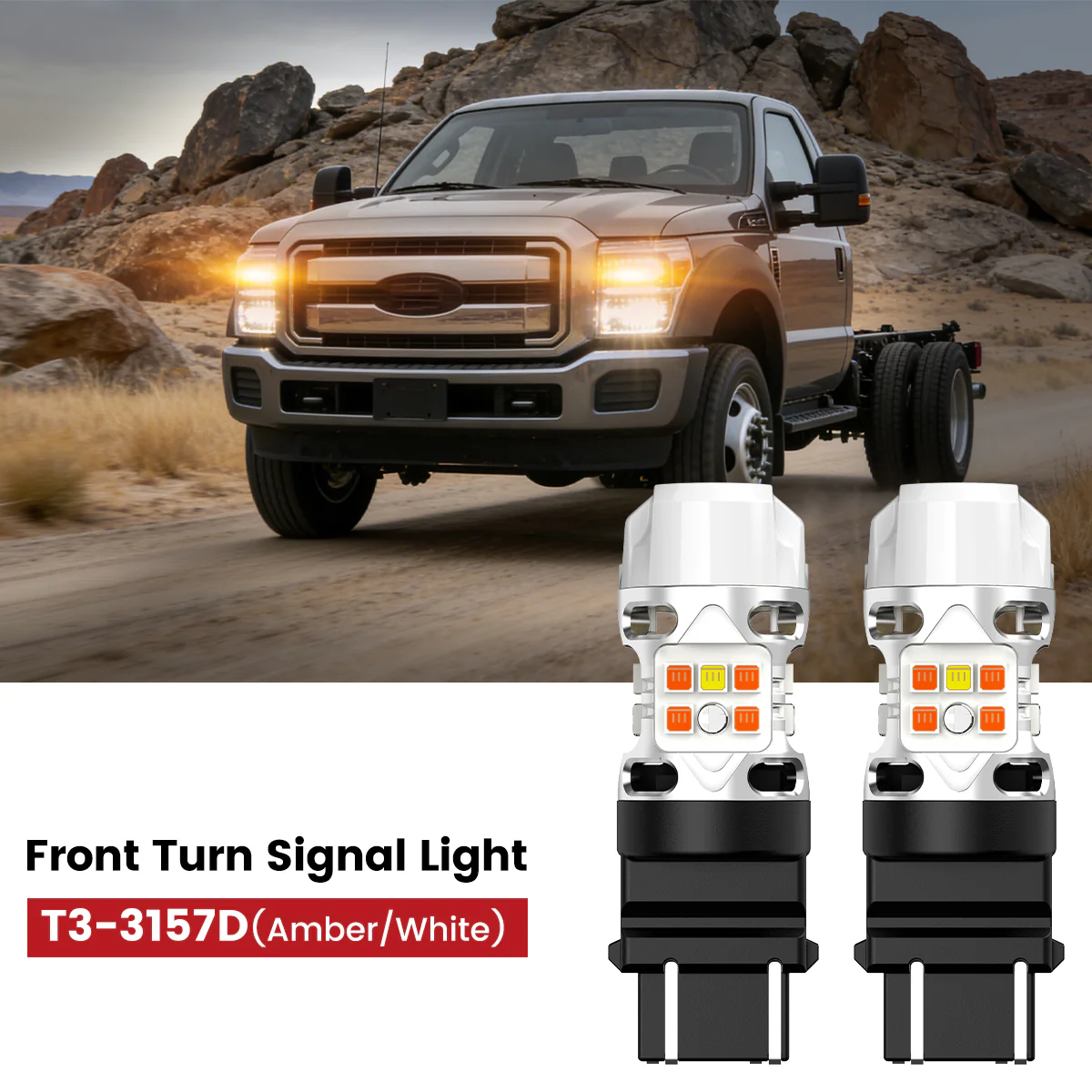 Fit for 2011-2016 Ford Chassis Cab F-350/450/550 The Brightest LED Bulbs Upgrade - Image 16