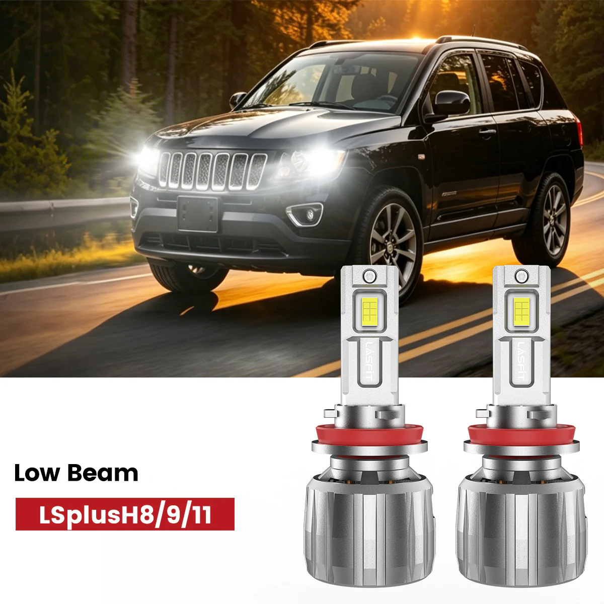 Fit for 2011-2017 Jeep Compass The Brightest LED Bulbs Upgrade - Image 11