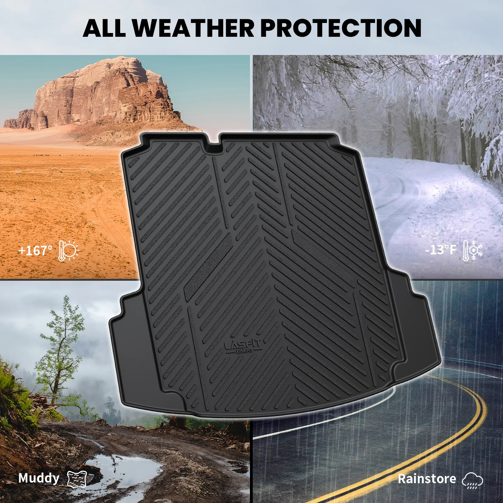Fit for 2011-2018 Volkswagen Jetta Floor Mats or Cargo Mat, Not Fit Jetta SportWagen - Image 14