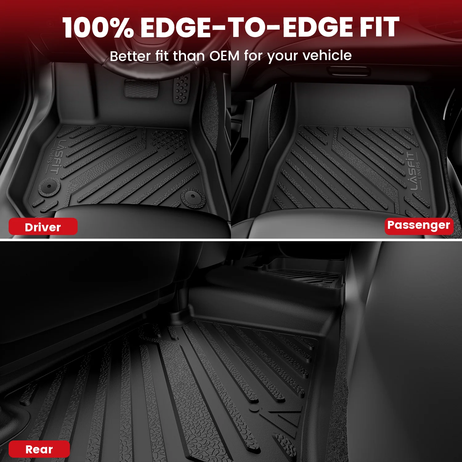 Fit for 2011-2018 Volkswagen Jetta Floor Mats or Cargo Mat, Not Fit Jetta SportWagen - Image 5