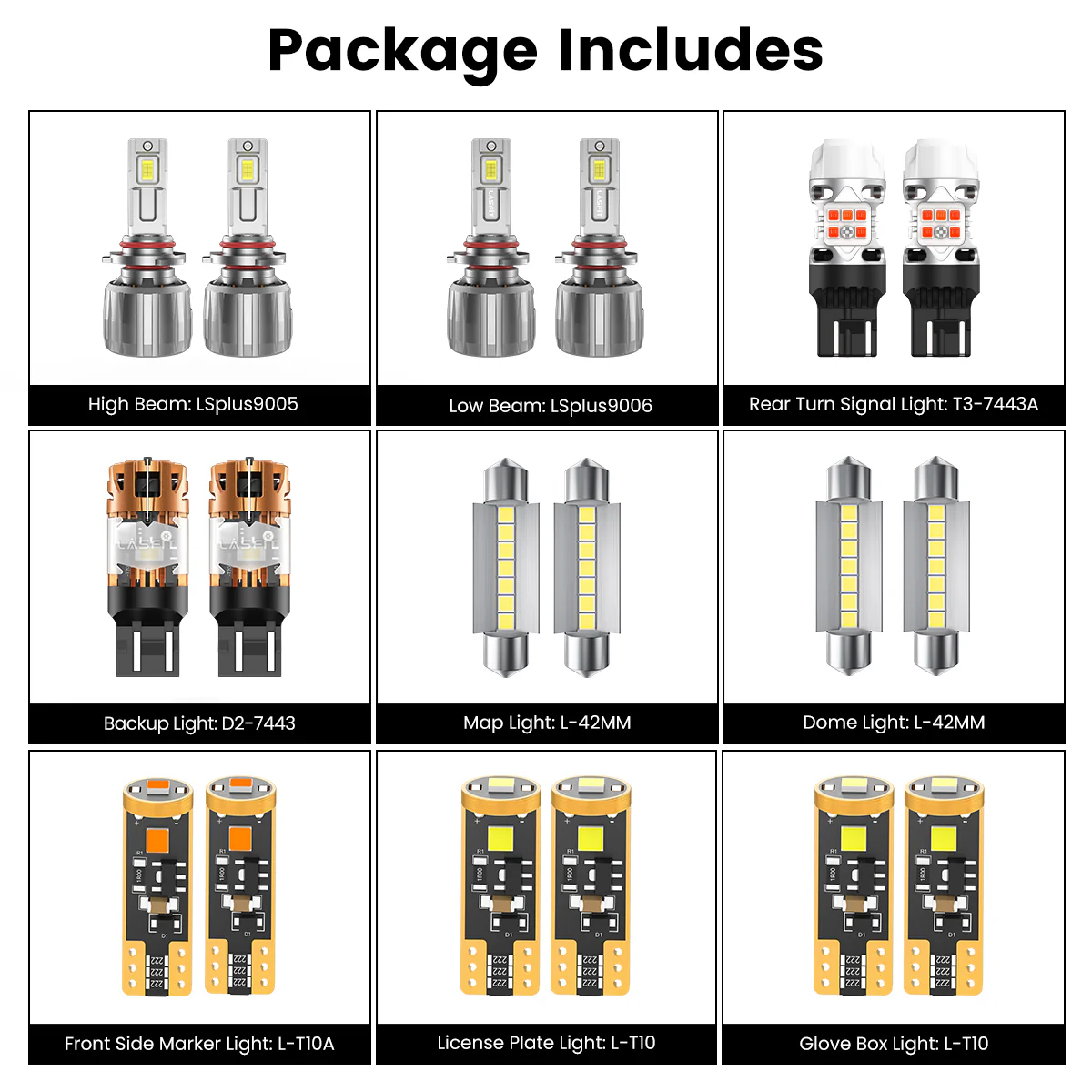 Fit for 2011-2020 Dodge Journey The Brightest LED Bulbs Upgrade - Image 12