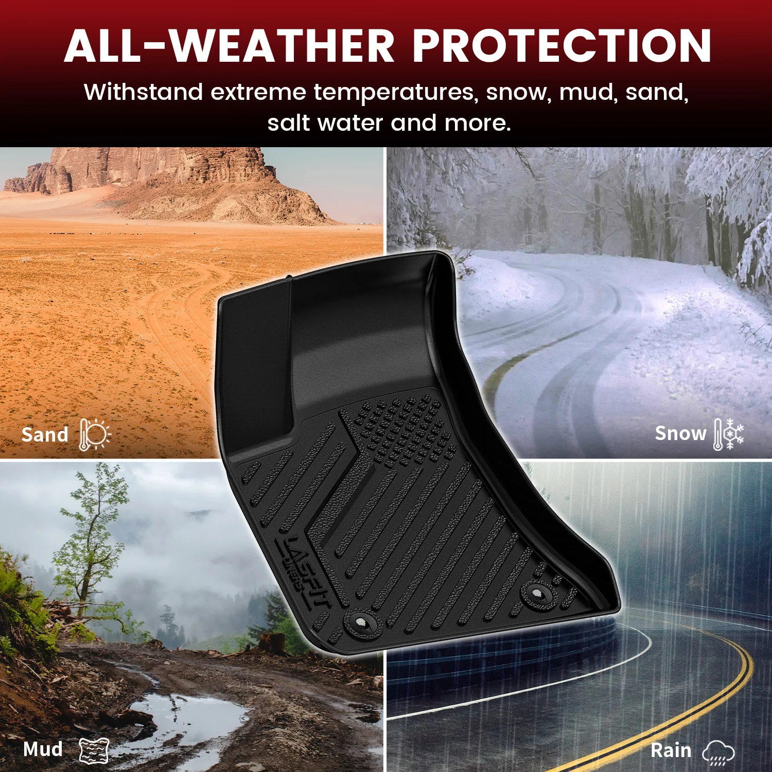 Fit for 2011-2023 Chrysler 300 Floor Mats or Cargo Mat(Cargo Without Subwoofer) - Image 5