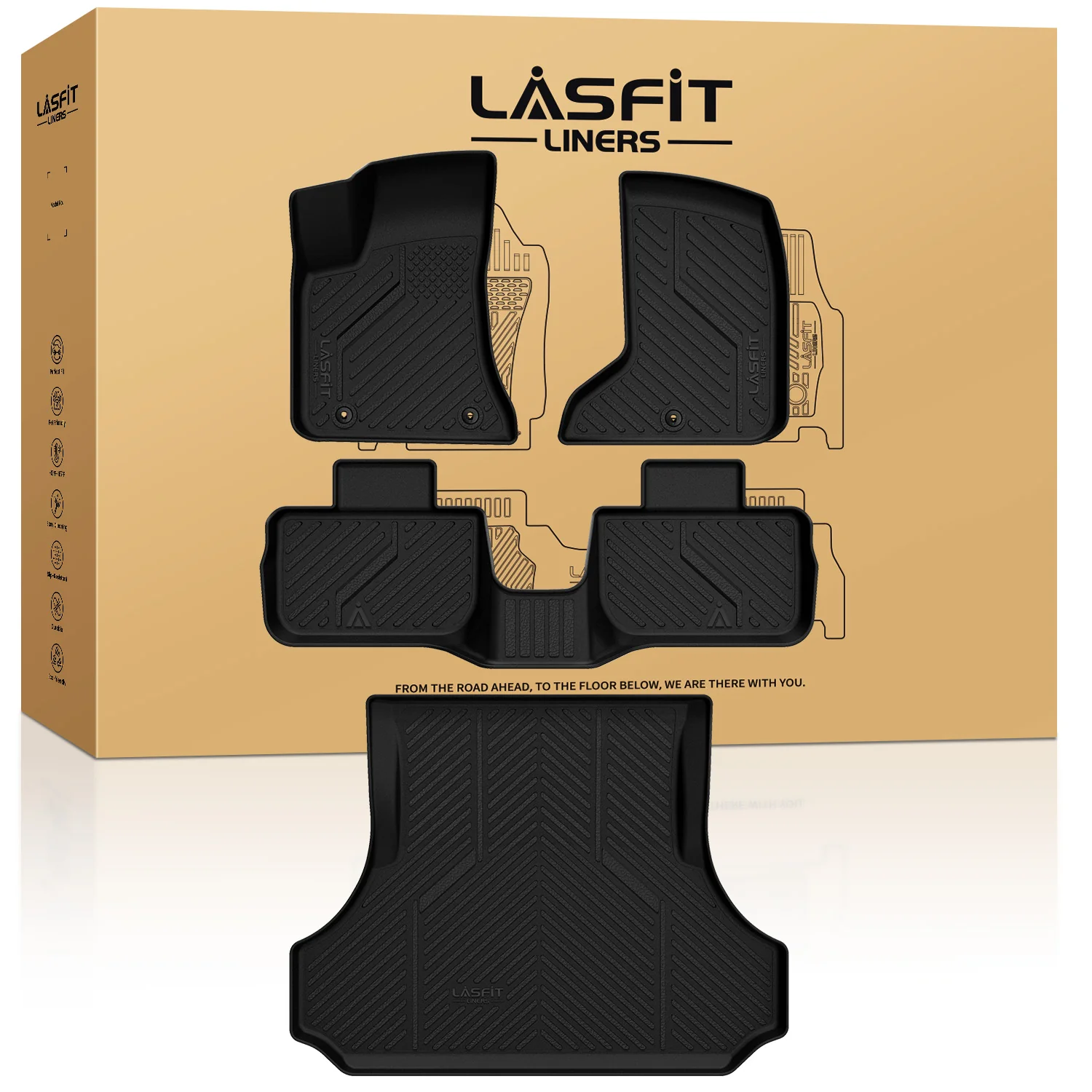 Fit for 2011-2023 Dodge Charger Floor Mats or Cargo Mat(Cargo Without Subwoofer) - Image 8
