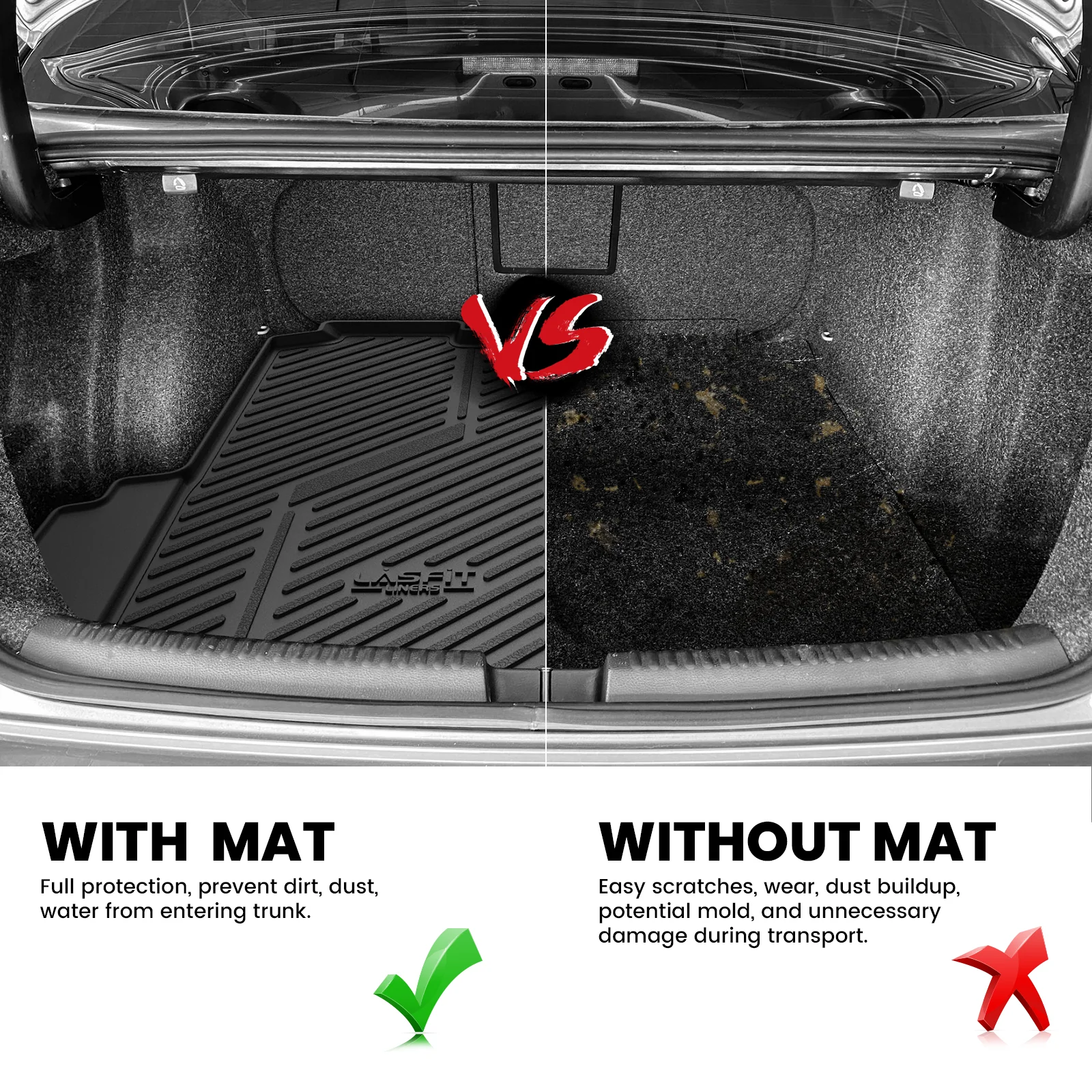Fit for 2012-2018 Volkswagen Jetta GLI Floor Mats or Cargo Mat - Image 12