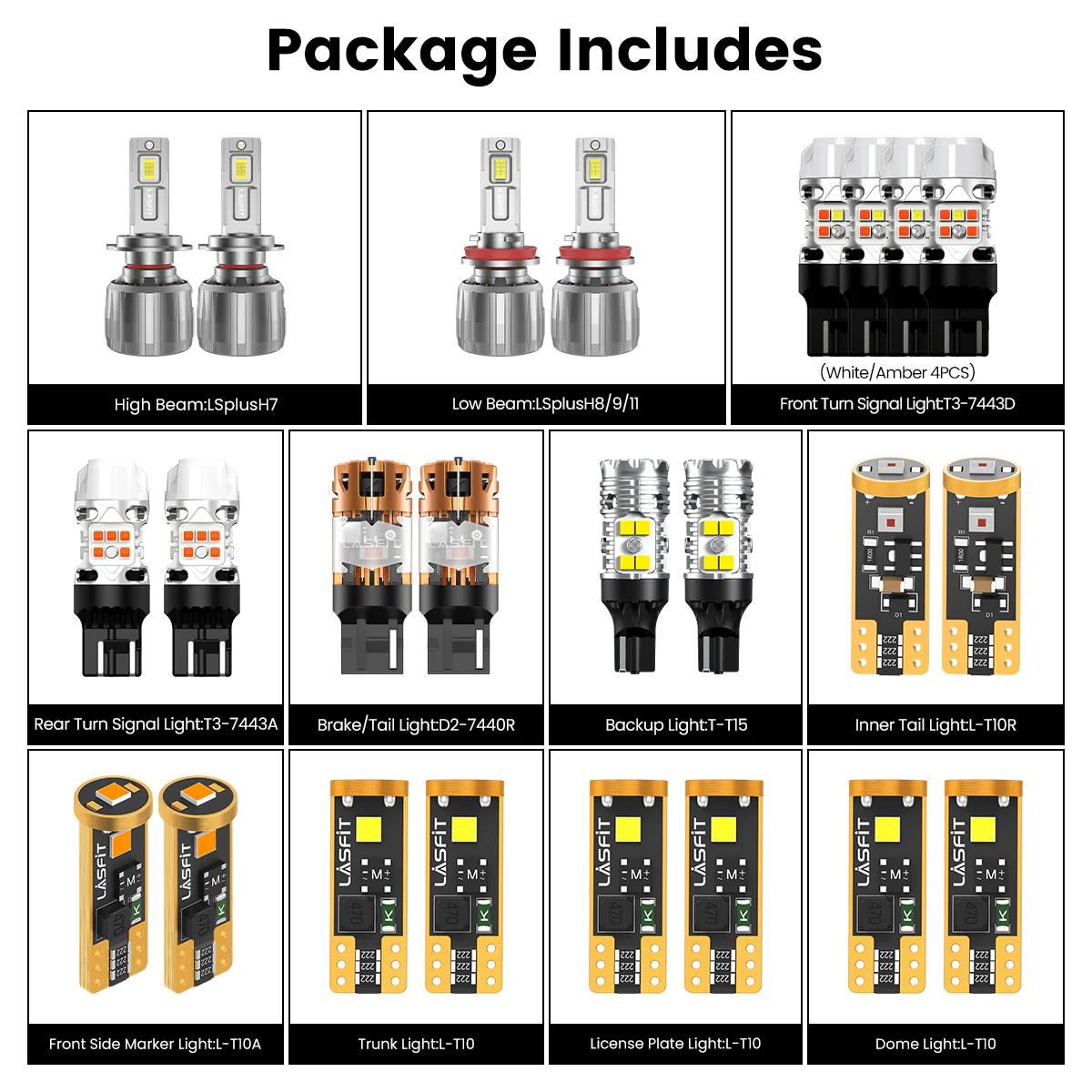 Fit for 2013-2015 Chevrolet Malibu The Brightest LED Bulbs Upgrade - Image 8
