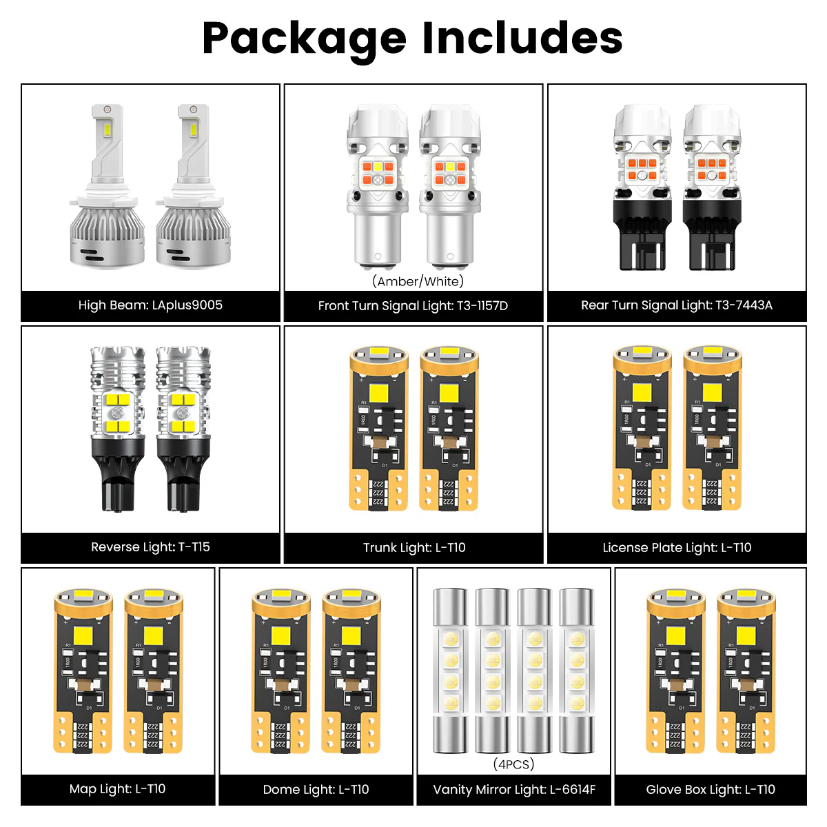 Fit for 2013-2015 Honda Accord LED Bulbs Upgrade | Tested and Verified - Image 14