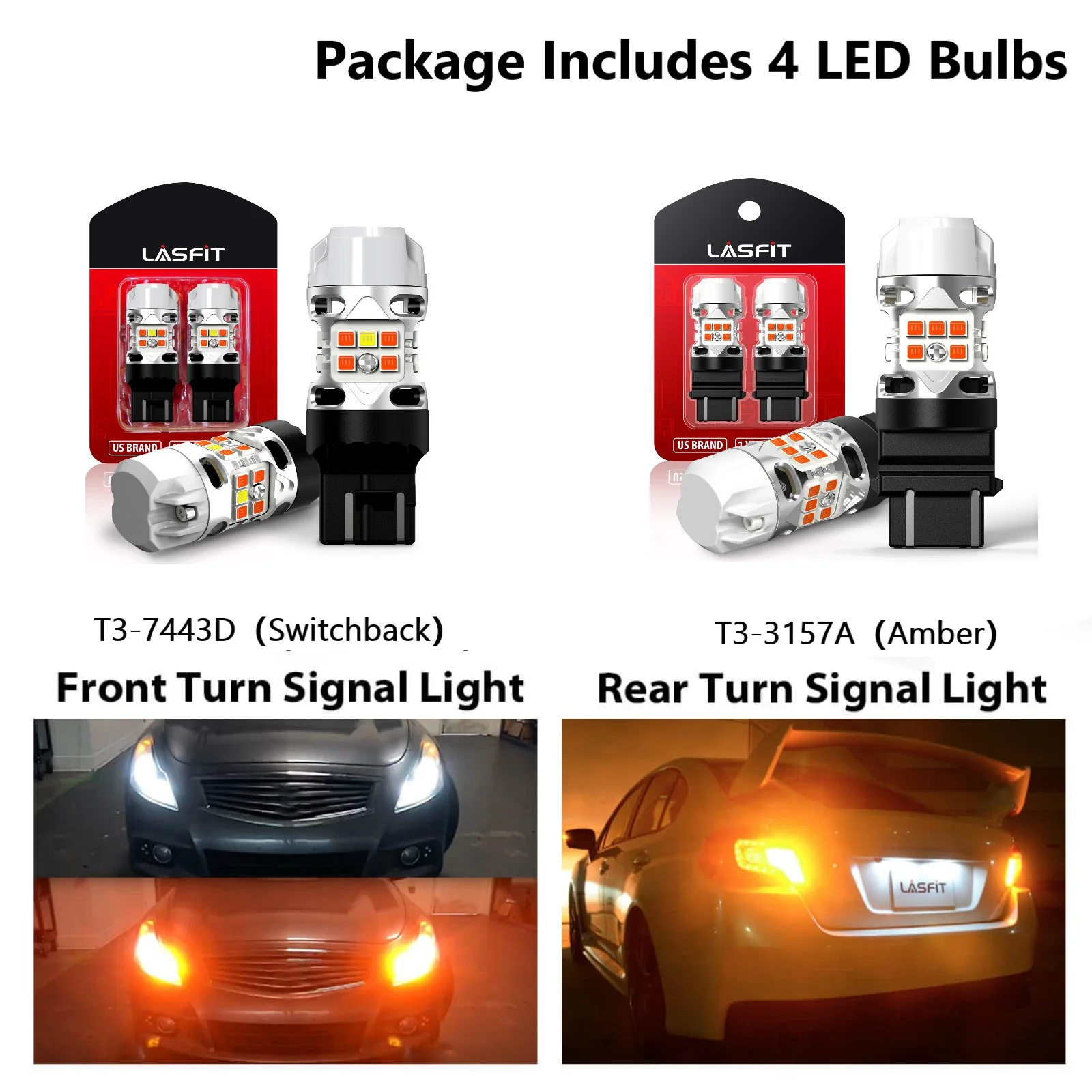 Fit for 2013-2015 Nissan Altima LED Bulbs H11 Exterior Interior Lights Plug n Play - Image 37