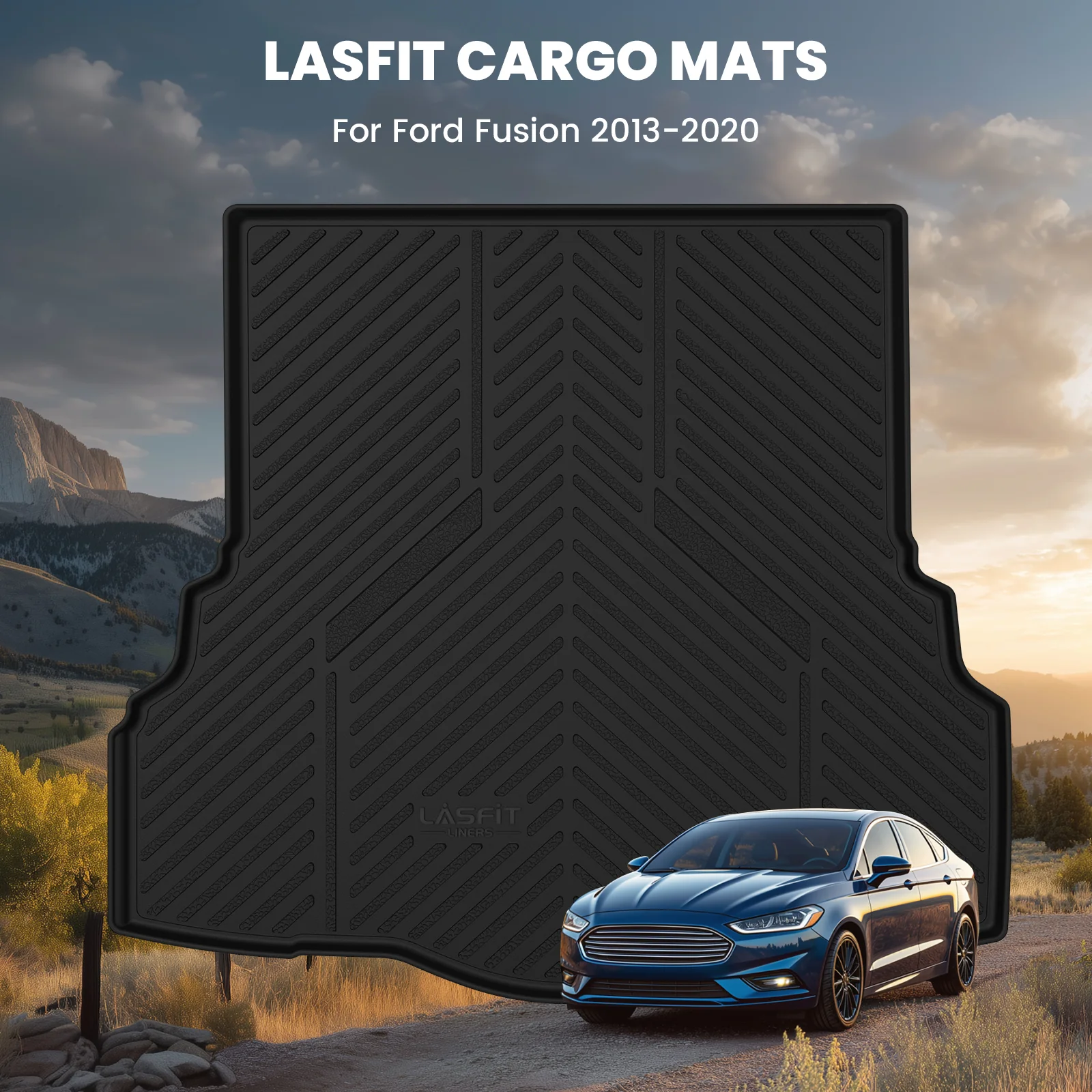 Fit for 2013-2016 Ford Fusion Floor Mats or Cargo Mat, Fit Gasoline Only - Image 17