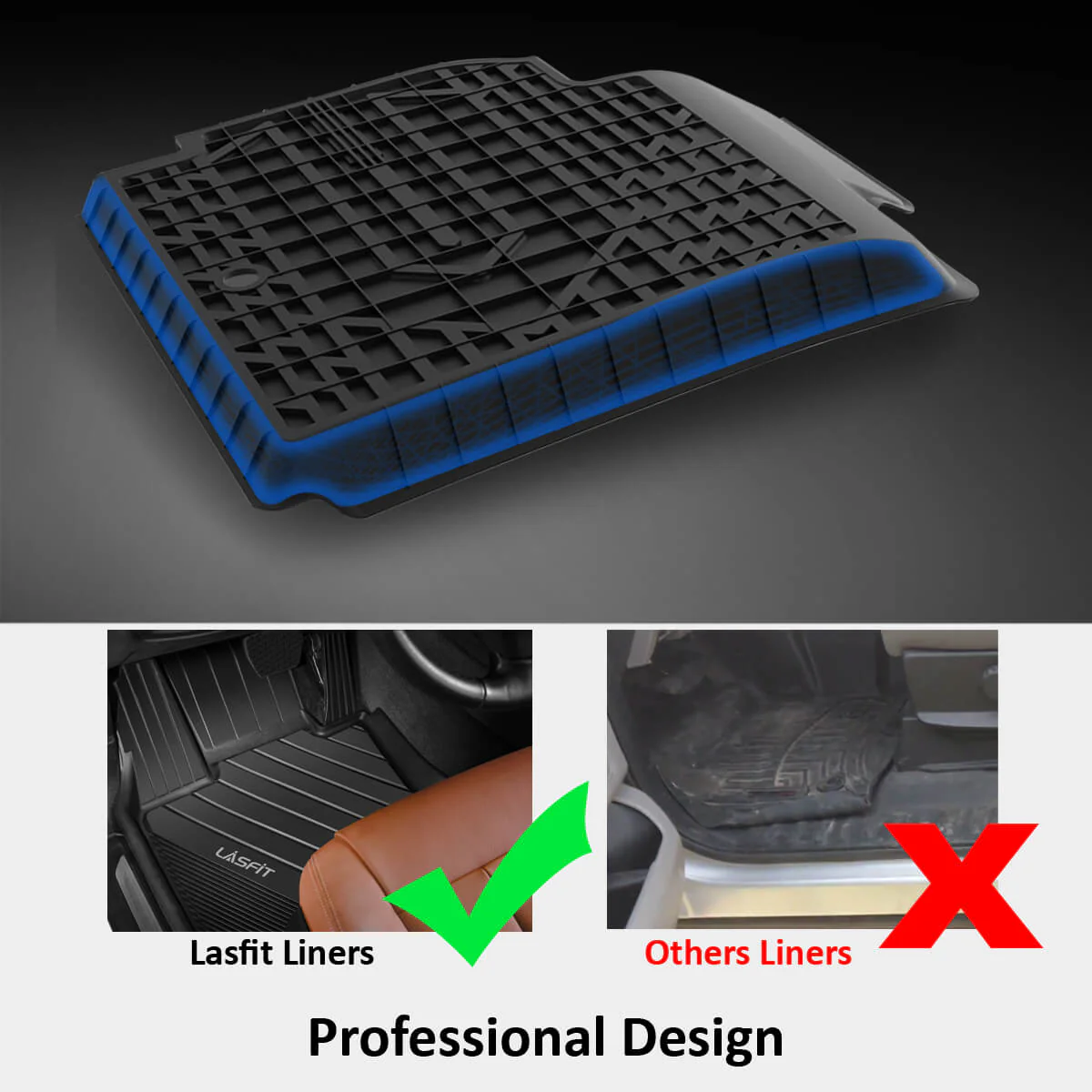 Fit for 2015-2018 BMW X4 Custom 1st & 2nd Row Floor Mats - Image 9