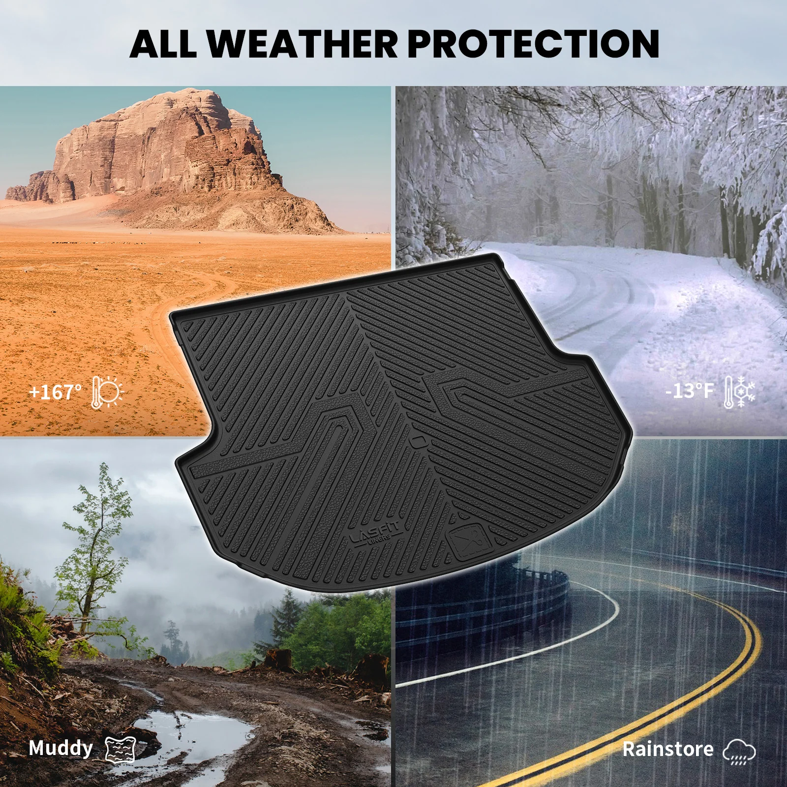 Fit for 2013-2018 Hyundai Santa Fe Sport Floor Mats or Cargo Mat, Fit 5-Passenger Only - Image 13