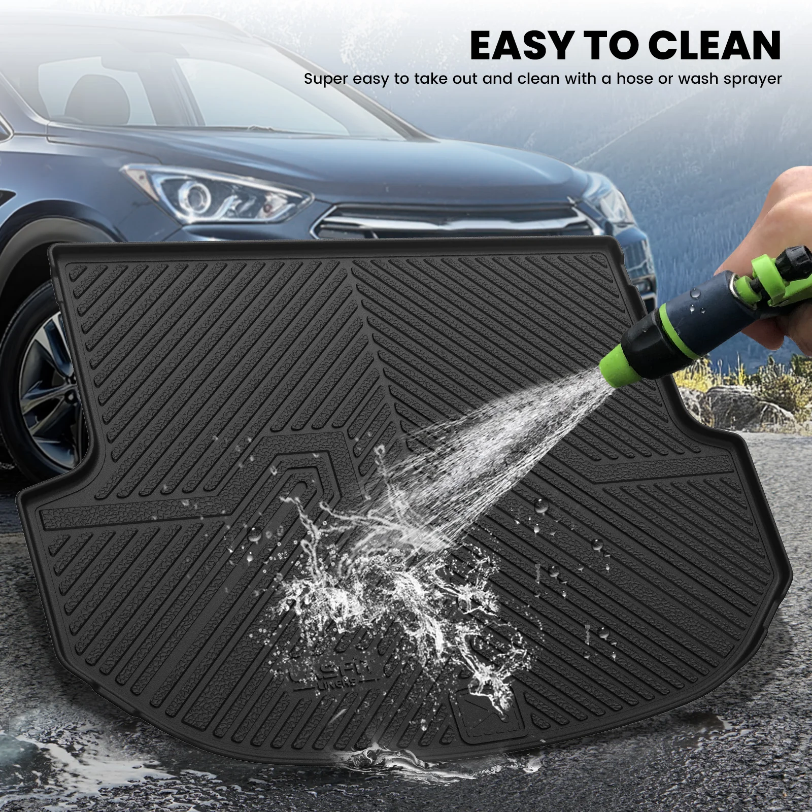 Fit for 2013-2018 Hyundai Santa Fe Sport Floor Mats or Cargo Mat, Fit 5-Passenger Only - Image 15