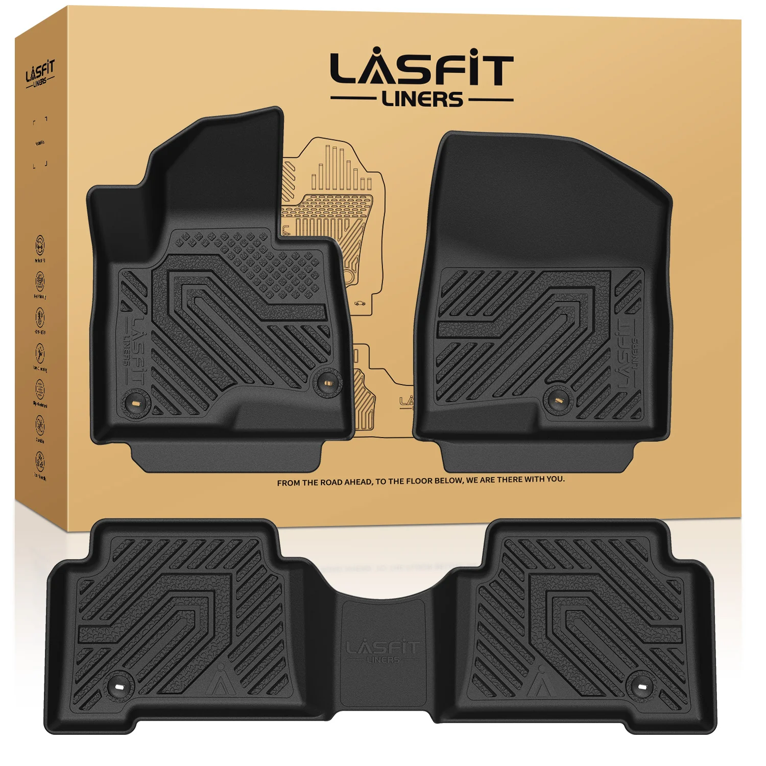 Fit for 2013-2018 Hyundai Santa Fe Sport Floor Mats or Cargo Mat, Fit 5-Passenger Only - Image 8