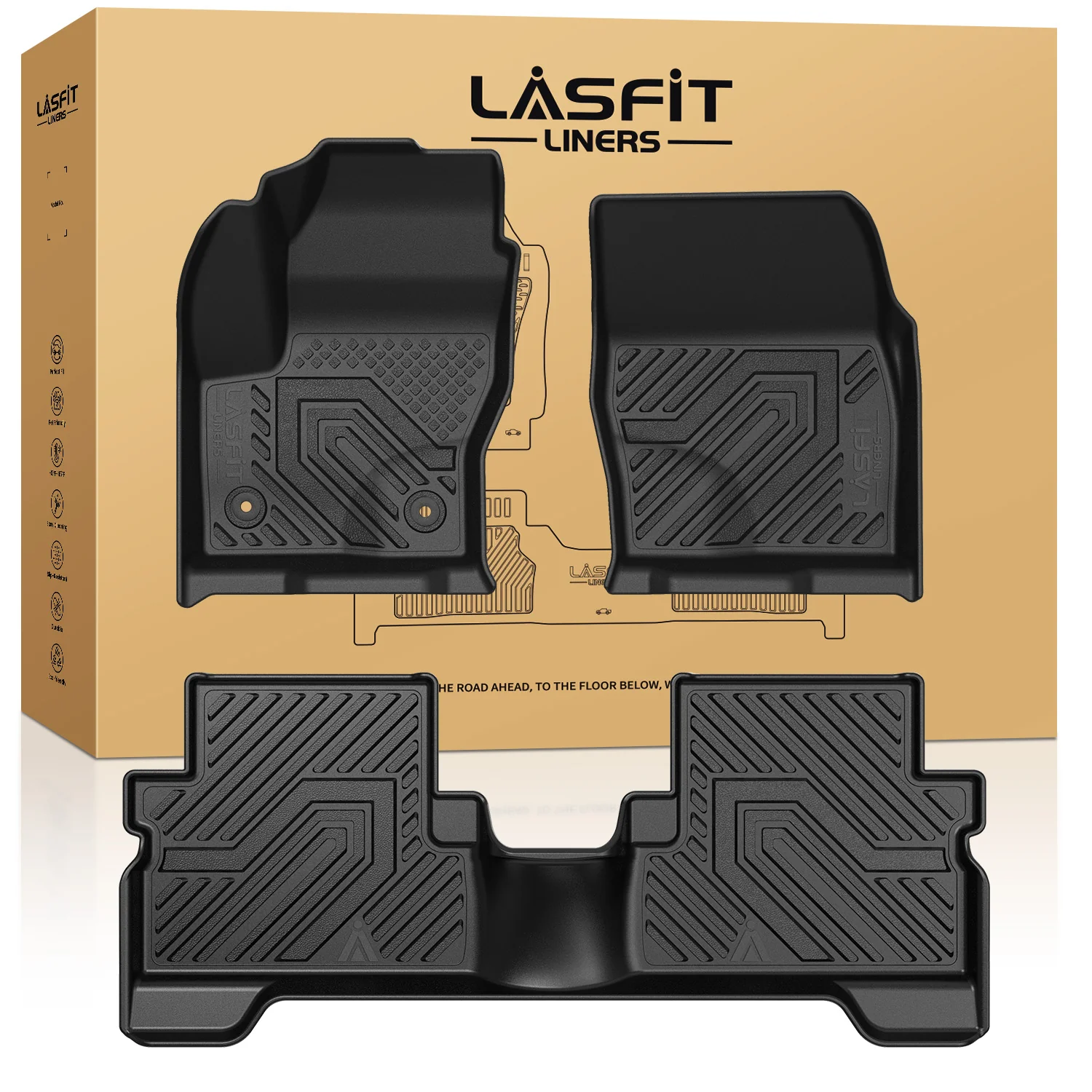 Fit for 2013-2019 Ford Escape Floor Mats / Cargo Mat - Image 16