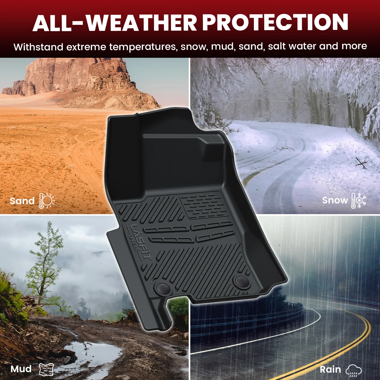 Fit for 2013-2019 Mercedes-Benz GLS Floor Mats or Cargo Mat or Cargo & Seatback Mats - Image 2