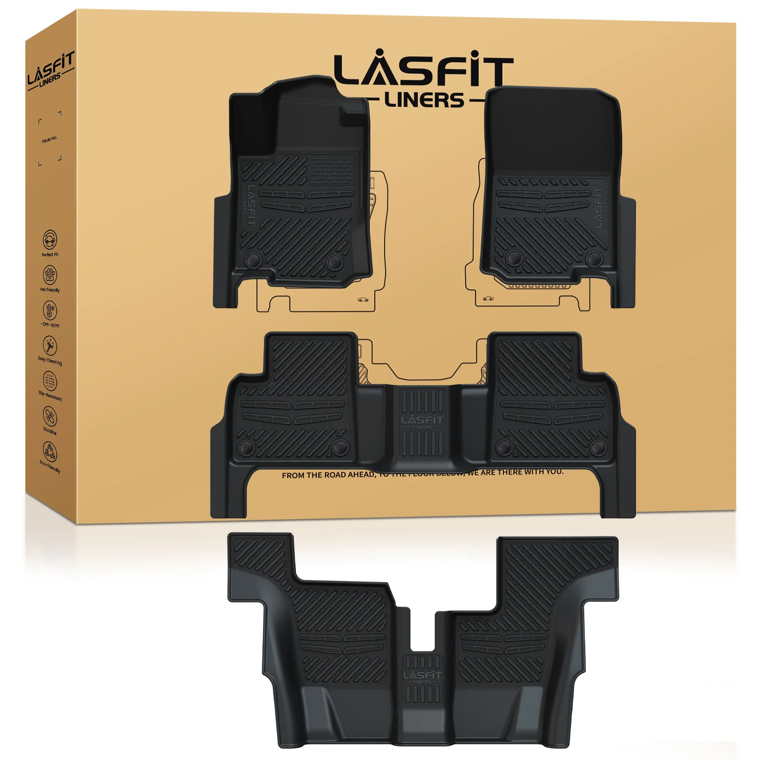 Fit for 2013-2019 Mercedes-Benz GLS Floor Mats or Cargo Mat or Cargo & Seatback Mats - Image 6